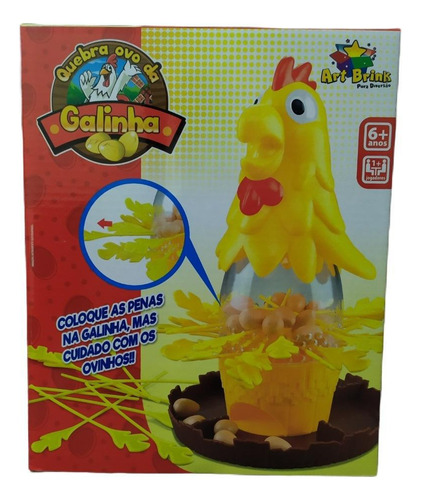 Jogo Quebra Ovo Ovinhos Galinha Infantil Menino Menina + Nf