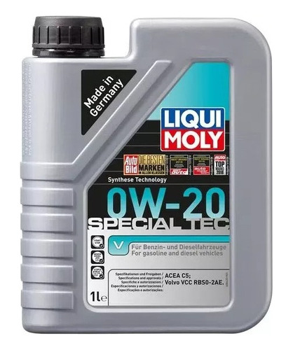 Aceite De Motor Special Tec V 0w20 Liqui Moly 1lt Volvo