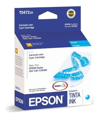 Epson Cartucho C63 T0472 T0473 O T0474 Color Sin Caja