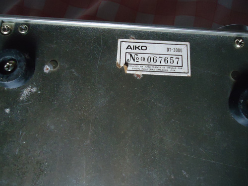 Amplificador Aiko Pa 3000 E Tuner Dt 3000 Leia Prateado 40 W (Usado)