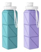 Comprar 2 Botellas De Agua Plegables Válvula   De Fugas, Reuti...