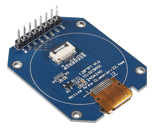 Módulo Lcd Tft Cc 1.3 Pulgadas Rgb 240 X 240 Para Arduino