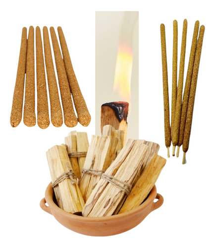 Palo Santo Original Puro Resina 1kg + Incienso De Palo Santo