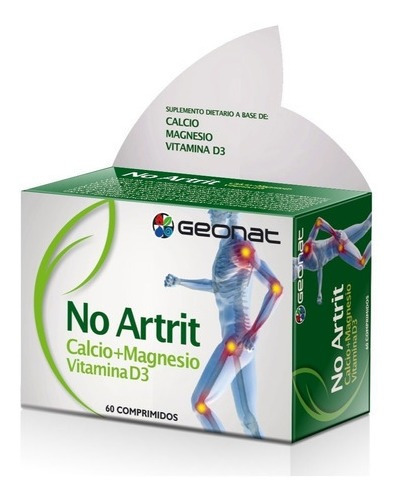 No Artrit Ca + Mg + Vit D3 Geonat Sup Diet X 60 Comprimidos