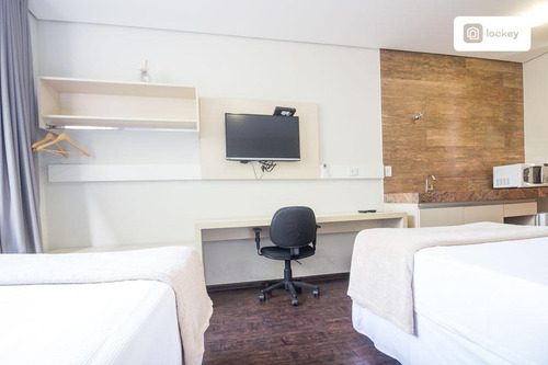 Imagem 3 de 11 de Aluguel De Flat Com 25m² E 1 Quarto - 1566