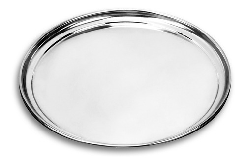 Jogo 2 Bandejas Para Servir Comida 40cm De Aço Inox James.f