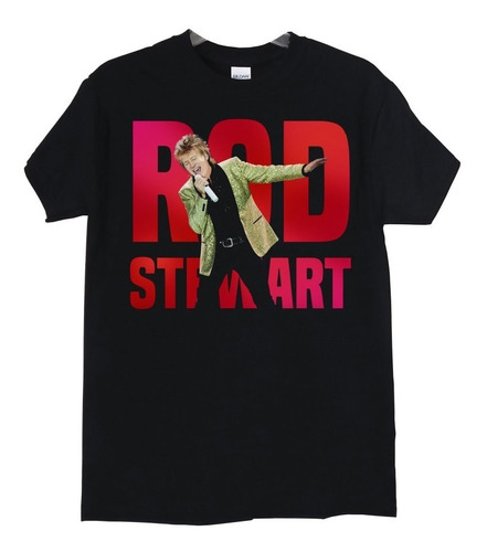 Polera Rod Stewart Logo Singing Rock Abominatron