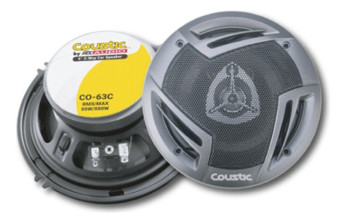 Par De Bocinas De 6 Pulgadas Coustic Co-63c 50w.