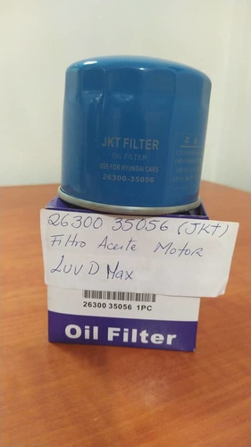 Filtro De Aceite De Motor(jkt )luv D Max Código 263003502