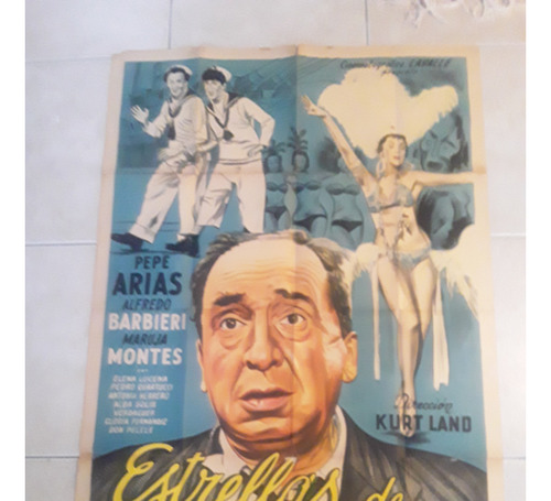 Afiche De Cine Antiguo Estrella De Buenos Aires