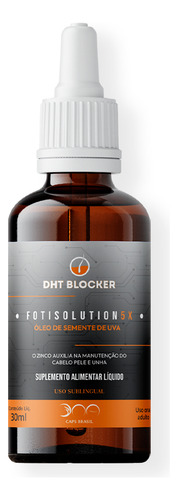 Dht Blocker - Óleo De Semente De Uva Fotisolution 5x - Gotas Sem Sabor
