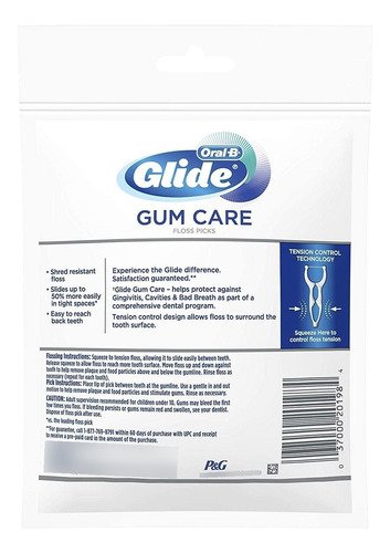 Oral-b Glide Gum Care - PĂșas Para Hilo Dental (30 Unidades,