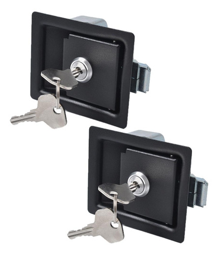 2x Rv Paddle Door Latch Caja Plegable De Llaves Para