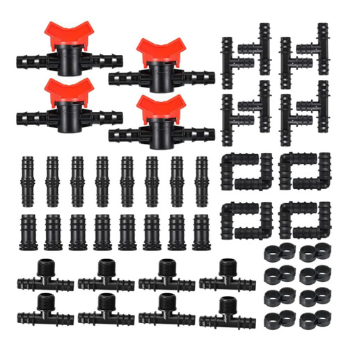 Kit De De Riego Por Goteo Ajustable Boquillas De 52 Piezas