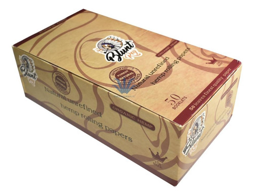 Papel Natural Blunt Rey Natural 78mm Caja 50u Sin Sabor