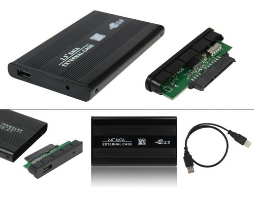 Imagen 6 de 6 de Carcasa Case Gabinete Usb Para Disco Duro 2.5 Sata