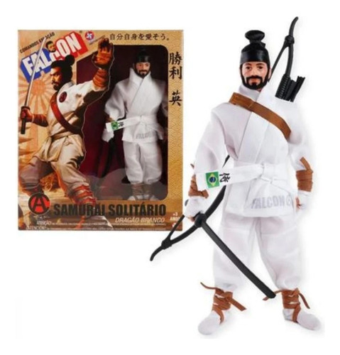 Boneco Falcon Samurai Solitário Na Caixa Parda Lacrada