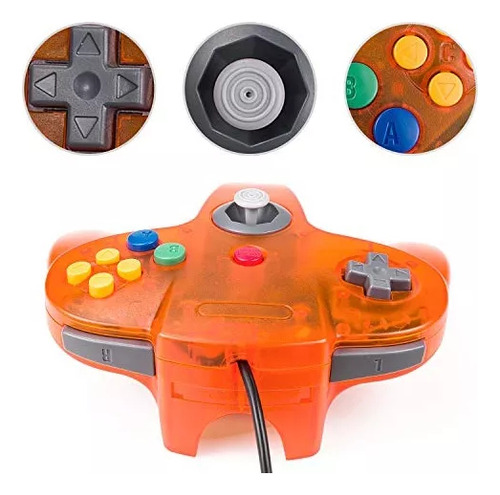 Luxmo Premium Usb Classic N64 Bit 64 Controller Usb Pc Gamep