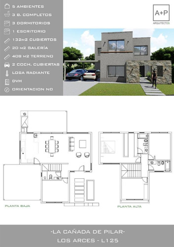 Imagen 2 de 2 de Venta - Casa 5 Amb C/ Parque Y Parrilla - La Cañada Del Pila