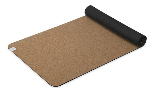 Gaiam Colchoneta Mat Yoga Cork Corcho Natural 5mmx60cmx172cm