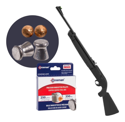 Crosman Rifle Legacy Bombeo 1000 Bbs 4.5 Pellet .177 Xchws P