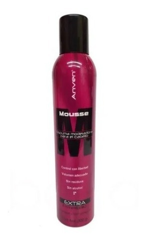 Espuma Modeladora Para Cabello Mousse Anven 300g.