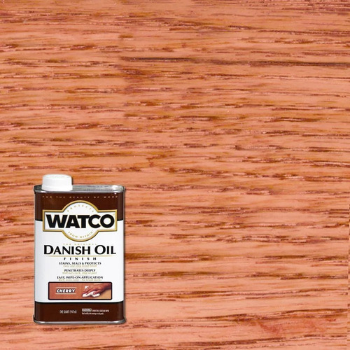 Imagen 6 de 7 de Protector Aceite Danes Watco Nogal Claro Madera 0.947 Ml