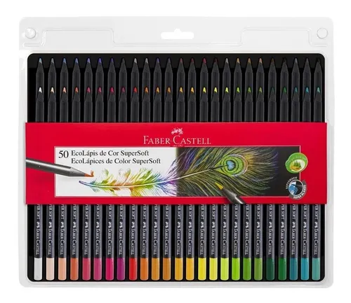 Lapices De Color Faber Castell Super Soft X50 Colores 