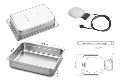 Imagem 10 de 10 de Cuba Inox Tramontina Para Água Com Resistência Elétrica 220v