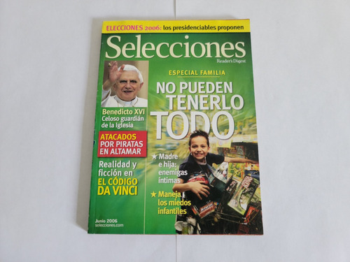 Revista Selecciones Reader´s Digest No Pueden Tenerlo Todo