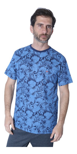 Camiseta Mister Fish Full Print Folhas