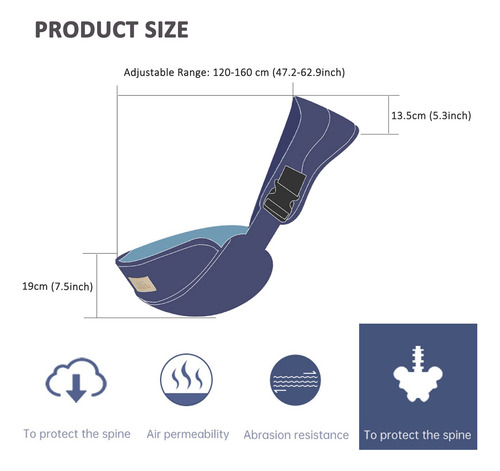 Portabebés Ergonómico De Un Hombro, Ajustable Y