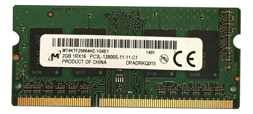 Memoria Ram Micron 2gb Ddr3l Pc3l