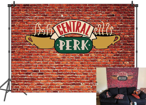 Central Perk Cafe Friends Telón De Fondo Amigos Ducha ...