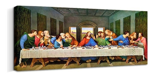 Cuadro Decorativo Canvas Moderno Última Cena Da Vinci