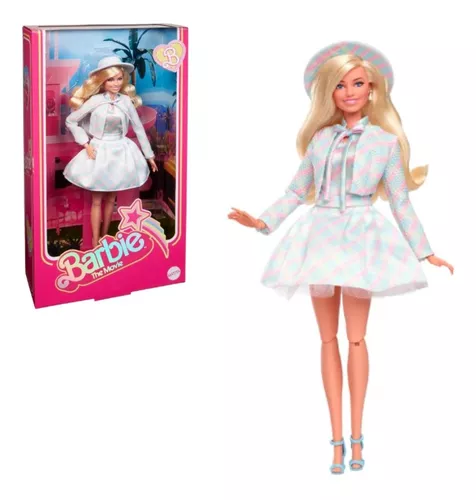 Barbie O Filme Boneca Colecionável, Margot Robbie no Xadrez