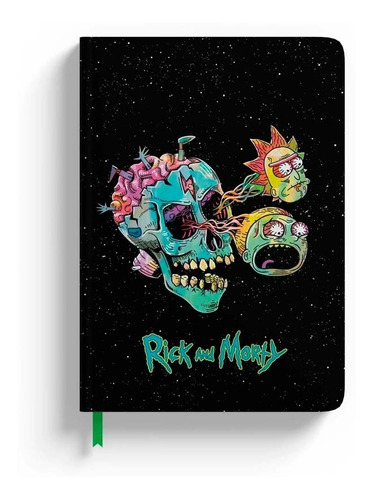 Libreta Pasta Dura: Rick And Morty Space Trip Geek Industry