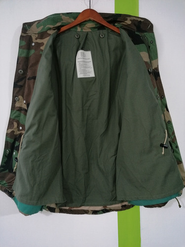 Chamarra Militar Us Army M-65 Woodland M-reg. Americano (Usado)