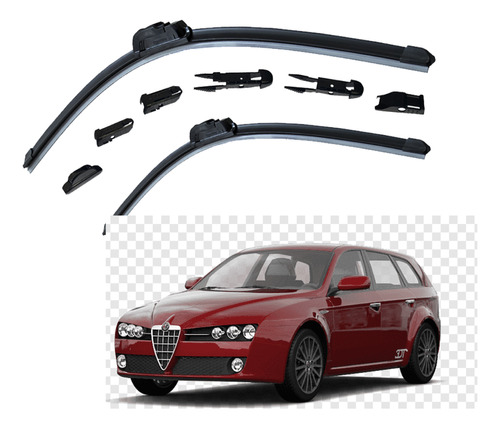 2 Plumas Limpiaparabrisas Reluvsa P/ Alfa Romeo 159 2012