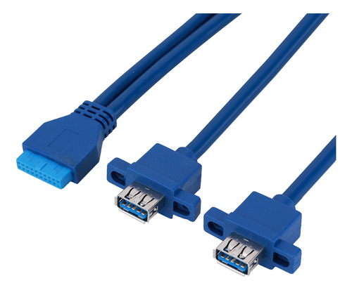 Cable De Montaje Usb Usb 3.0 De 19 Pines A 2af Del Panel Fro