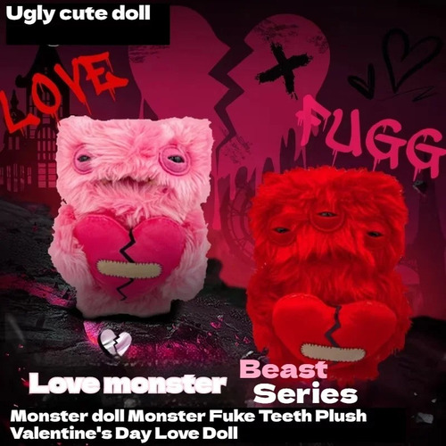 Muñecos De Peluche Fuggler, 23 Cm, Con Forma De Monstruo Del