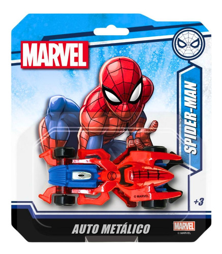 Auto Metálico Go Speed Marvel Avengers Spiderman