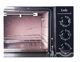 Imagem 2 de 5 de Forno Eletrico Embutir 45l 1750w 2 Grades De Ventilação Lady