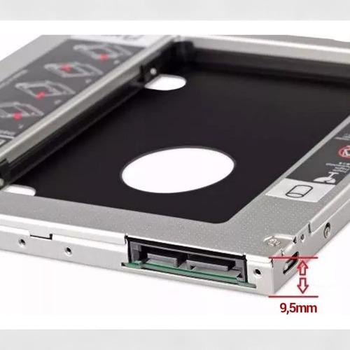 Adaptador Universal Caddy 2o Hd Ssd/dvd Notebook 9mm 9,5mm