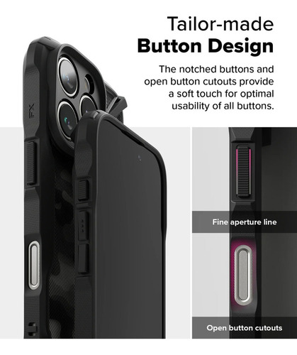Funda Para Iphone 16 Pro Ringke Fusion X Camo Resistente Camo Iphone 16 Pro