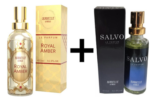 Kit Perfume De Bolsa Salvo+royal Amber Isabelle La Belle