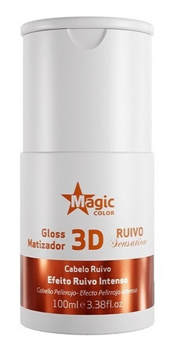 Matizador 3d Ruivo Sensation 100 Ml - Efecto Cobrizo