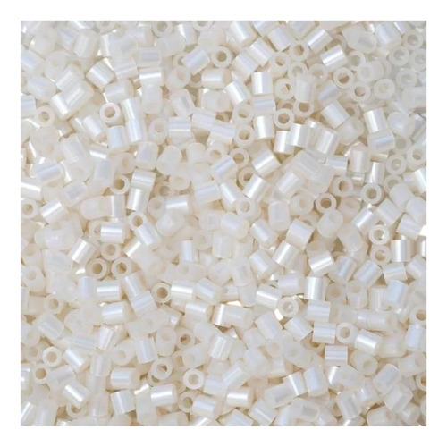 Repuestos Hama Beads Blanco Perla 5mm 3500 Unid. 10(bolsas)