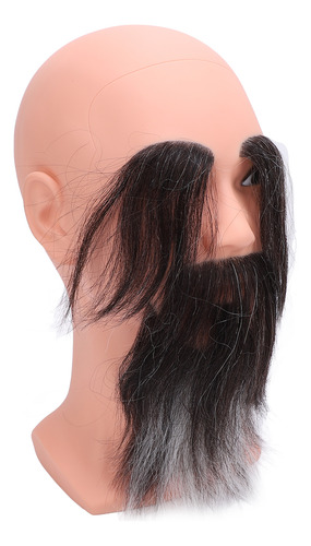 Barber Practice Manequim Bald Head, Sobrancelhas De Barba Co