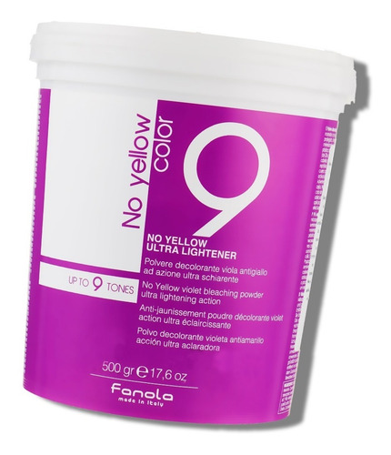 Decolorante Fanola No Yellow 9 Tonos 500g
